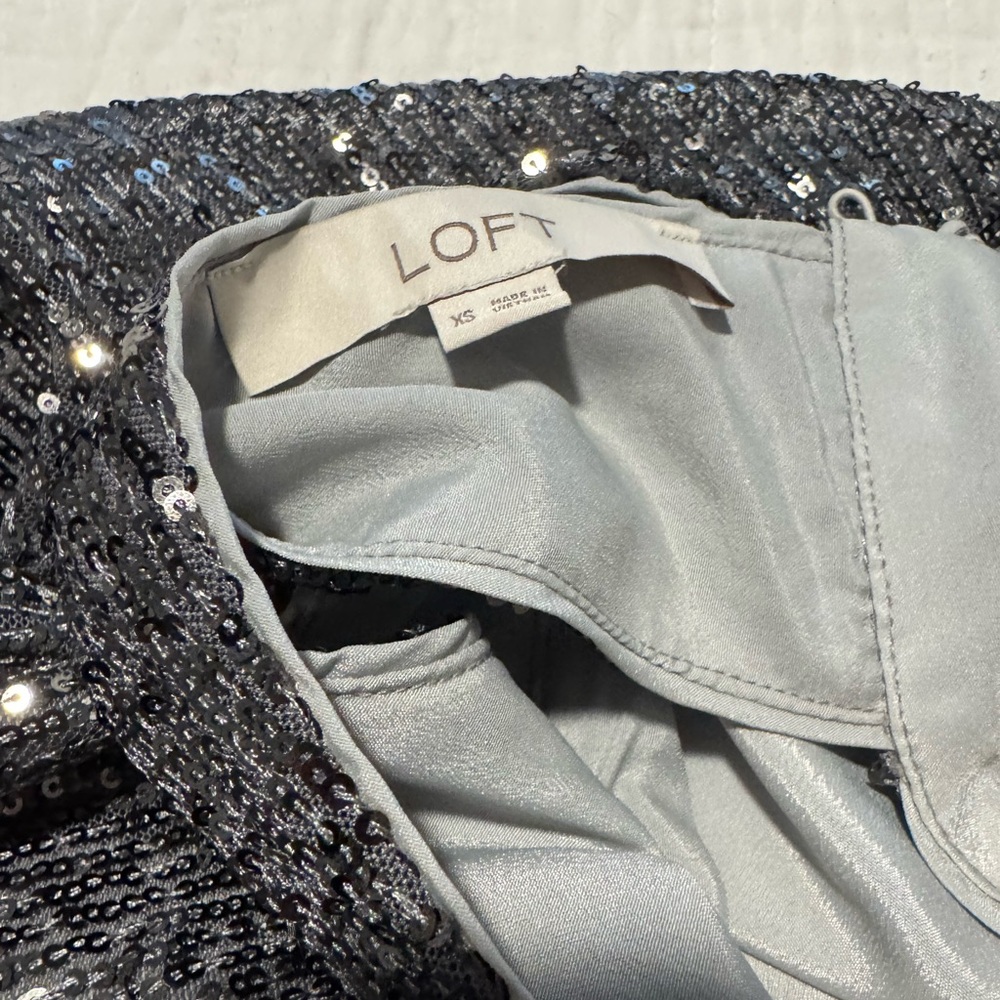 LOFT Sequin Embellished Dress